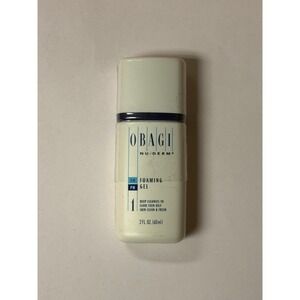 Obagi Nu-Derm Foaming Gel 1 Deep Cleanser for Oily Skin 2 fl oz 60ml Travel Size